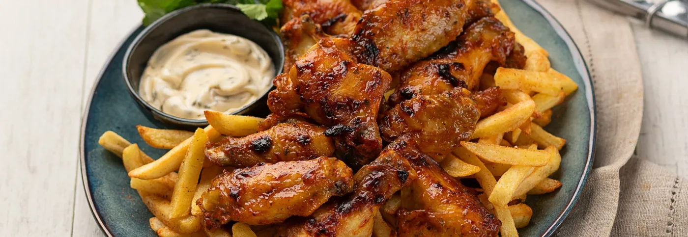 HOT QLDER Free Range Chicken Wing Nibbles