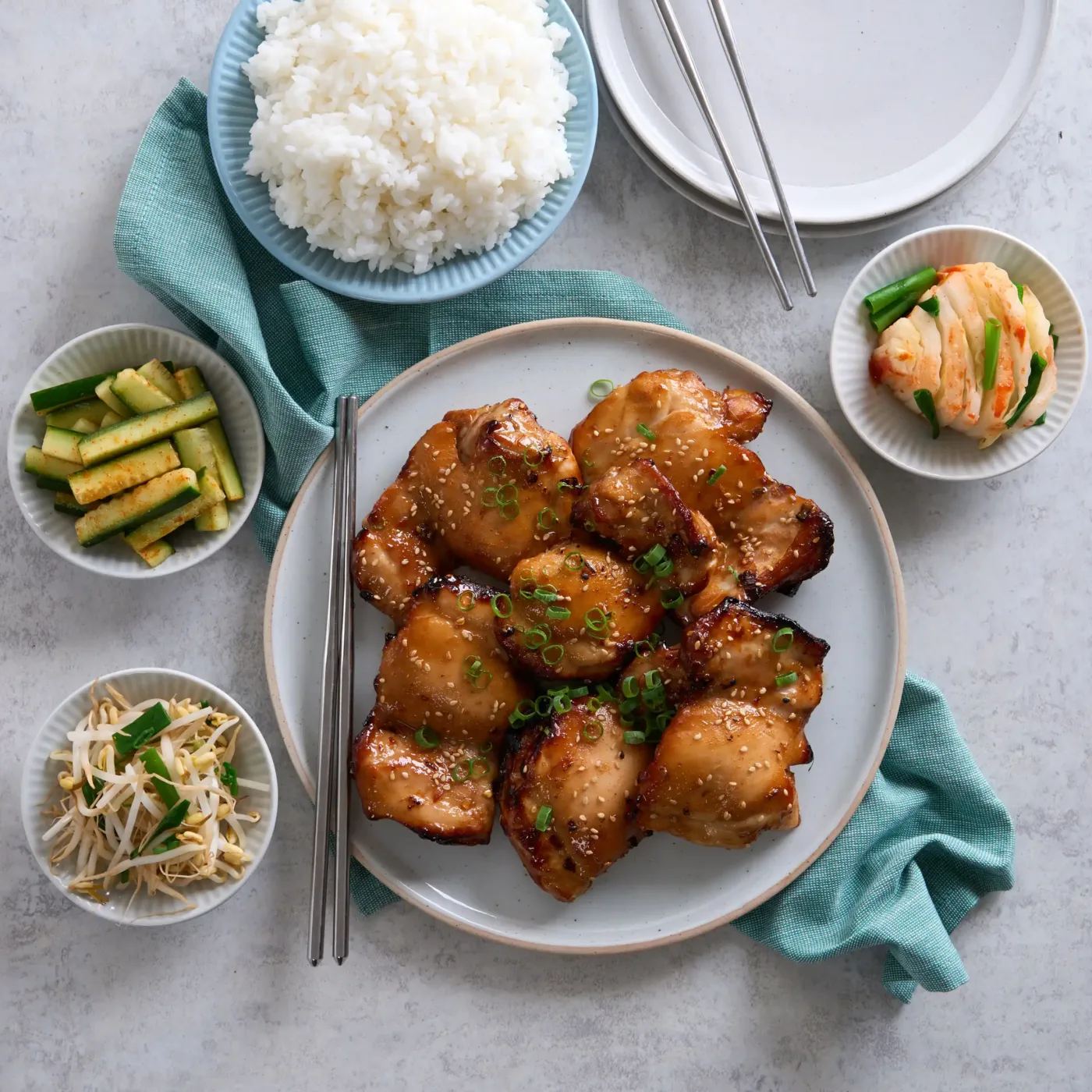Korean Style BBQ Chicken Thighs