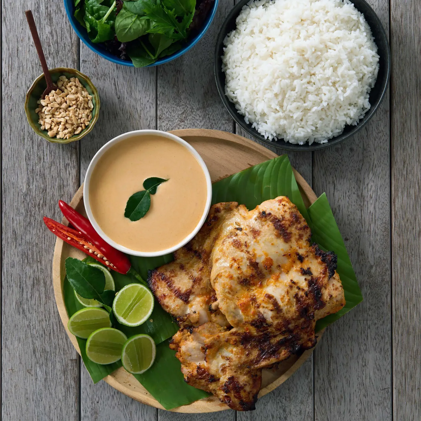 Thai BBQ Butterfly Chicken